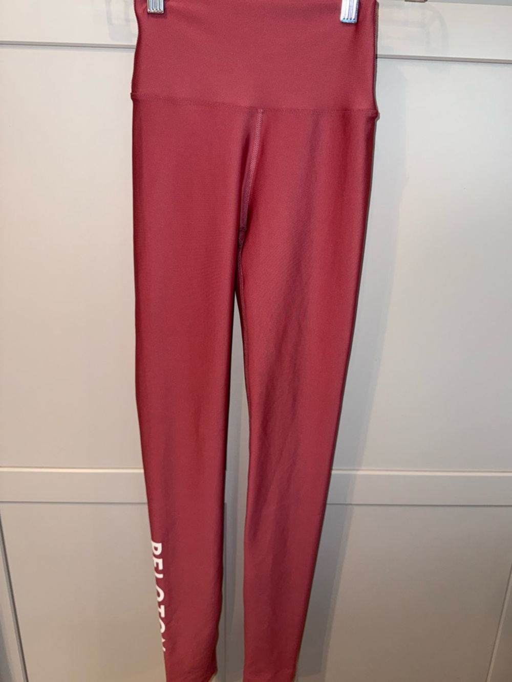 Peloton Leggings XS NWOT High Rise Pink Workout Athleisure Logo